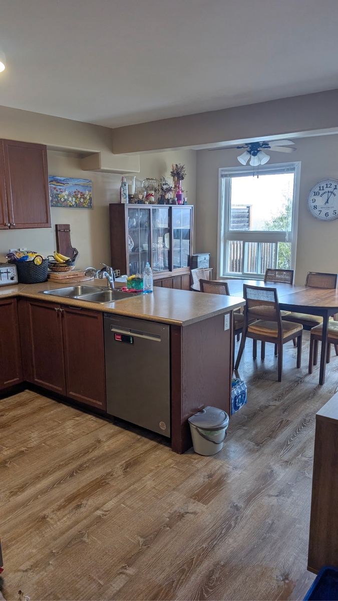 Kitchen detail after deep clean